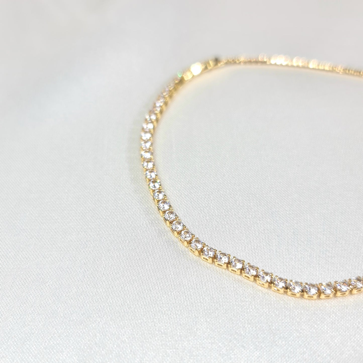 'Eldora' - 18K Gold-Plated Tennis Bracelet