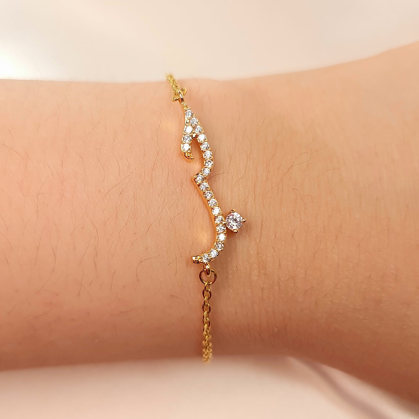 'Love' - Arabic Zircon Bracelet/Necklace