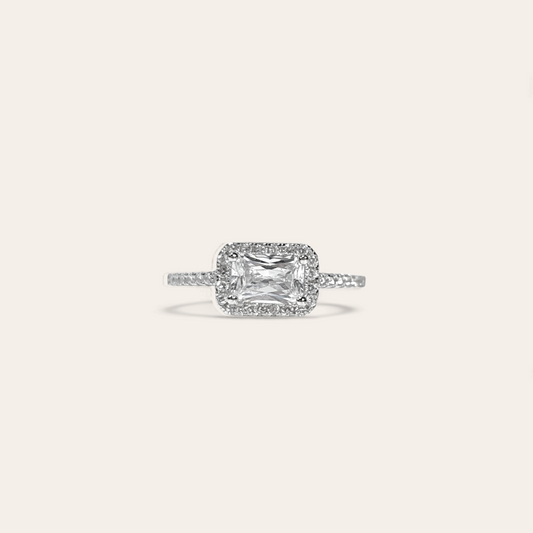 'Talia' - Sparkling Rectangle Cut CZ