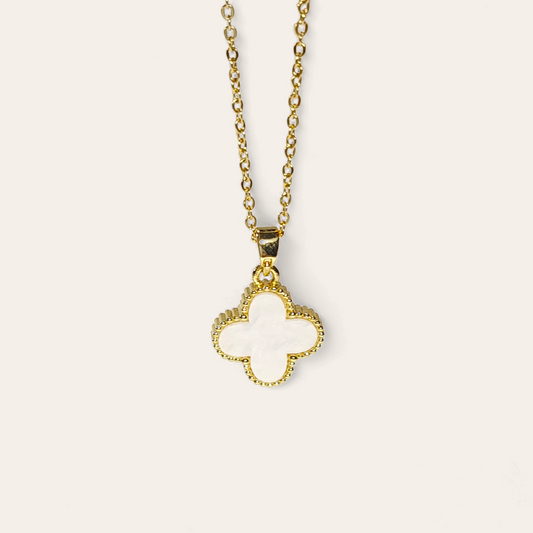 'Aurelia' - 18K Gold Clover Necklace