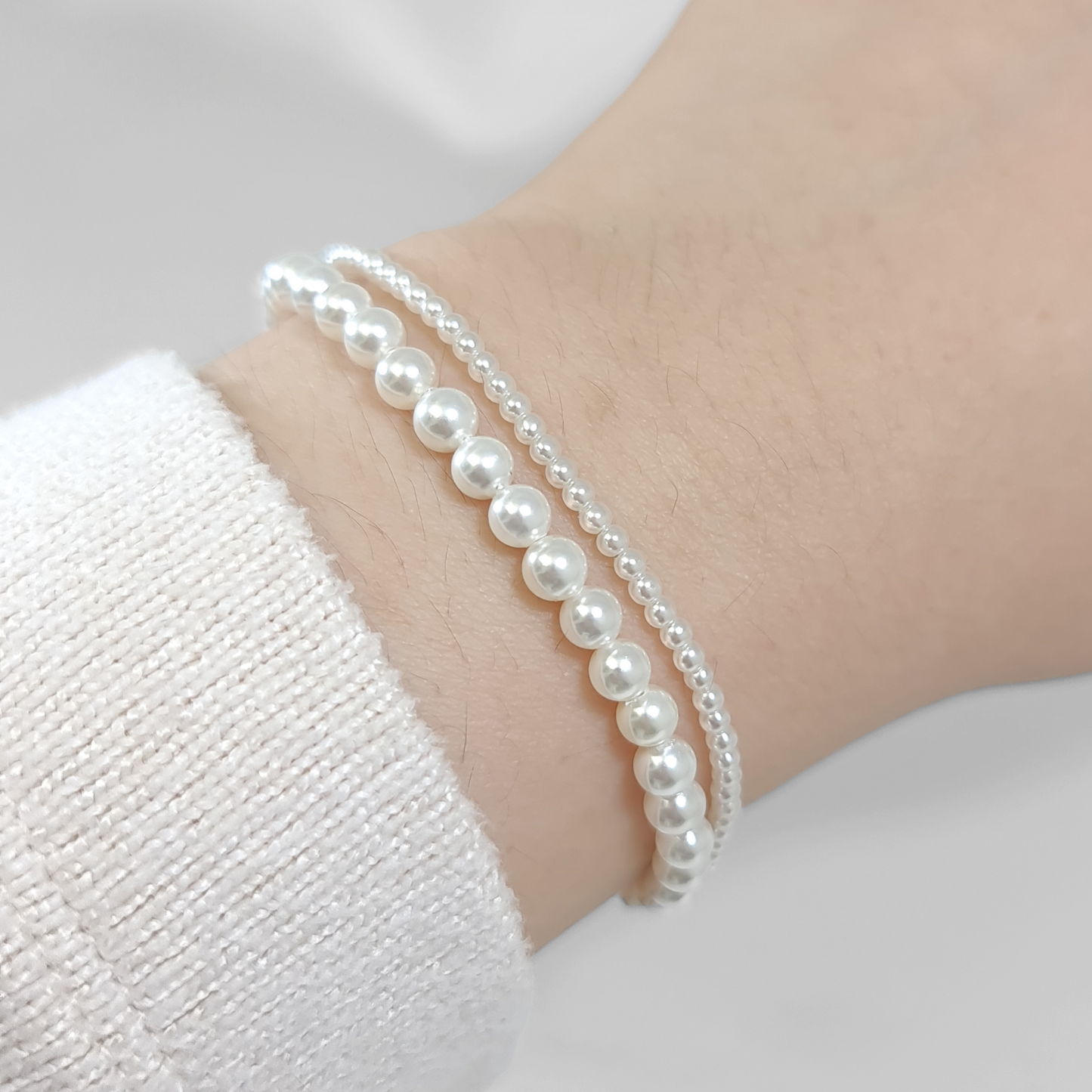 'Madeline' - Round Pearl Bracelet