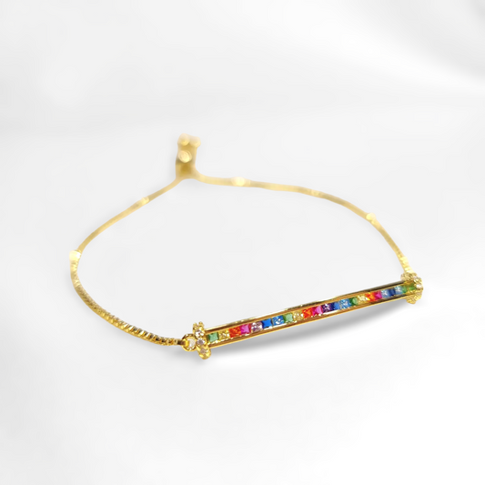 'Alanis' - Colourful Zircon Bracelet