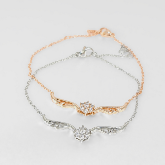 'Angela' - Flower CZ Bracelet